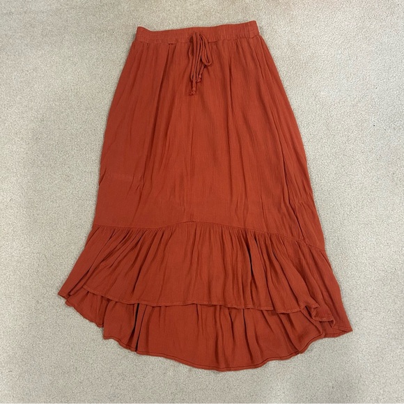 Forgotten Grace Dresses & Skirts - Forgotten Grace Rust Orange Skirt